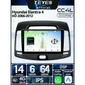Магнитола Hyundai Elantra 4 HD 2006-2012 Teyes CC4L 6/64GB, штатная магнитола, IPS экран, DSP, 4G, Wi-Fi, 2 DIN