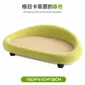 Доска для когтеточек, пеньковый коврик, Пасторальный цвет, 1 ярус