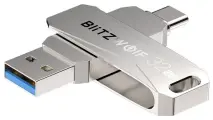 Флэш-накопитель BlitzWolf BW-UPC2 2 in 1 Type-C USB3.0 Flash Drive 32GB Silver