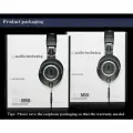 Audio-Technica Наушники проводные, 3.5 мм, 6.3 мм, черный