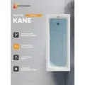Ванна акриловая 190х80 см KANE Прямоугольная белая, 100% сантехнический акрил, MODULEASY 01кейн1980