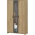 Шкаф МСП 1 трехств. 1201х2094х500мм Дуб Золотой, Камень темный SV-М 1 шт