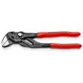 Клещи переставные - гаечный ключ Knipex KN-8601180SB, 40 мм (1 1/2), 180 мм, пластиковые рукоятки
