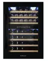 Встраиваемый винный шкаф Meyvel MV42-KBB2, двухтемпературный, дерево, 42 бут, черный