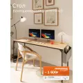 Стол письменный компьютерный лофт INCUBE D025.160. CRO дуб крафт золотой 160х60х75 с органайзером ЛДСП усиленный металл