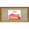 Рамка 50x100 для постера и фотографий, пластиковая, багетная, со стеклом и задником, ВсеПодрамники