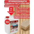 Антисептик пропитка огнебиозащитный для дерева (ll гр.) UpGUARD F6- 20л, концентрат 1:15 для защиты древесины на срок до 20 лет.