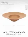 Тарелка для пасты Kutahya Galaxy, 29х6.5 см, фарфоровая, бежевая