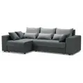 Угловой диван-кровать Майами, размер: 250х157х85 см, спальное место:200х140см, левый угол, Neo 37 Baza 05 Grey