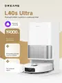 Робот-пылесос Dreame L40s Ultra, сухая и влажная уборка, функция самоочистки и мощное всасывание, белый, RU-версия