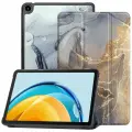 Чехол умный для планшета Honor Pad X8, X8 Lite, X6, Huawei MatePad T10/T10s, Huawei MatePad SE 10.1(AGS3K-W20), коричневый мрамор