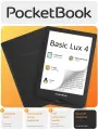 Электронная книга PocketBook Basic Lux, 6 дюймов, сенсор, подсветка, слот для карт