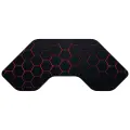 Игровой коврик VMMGAME JETX MINI MAT LAVA, прошитые края, черное/красное основание, 110 см x 44,5 см