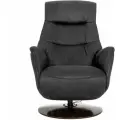 Кресло реклайнер электрическое «Relax Electro Zero» черное, ткань нубук