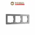 Рамка на 3 поста Acrylic Werkel W0032704 графит