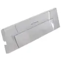 Панель верхняя откидная морозильной камеры холодильника Ariston/Indesit/Stinol, 12,5х45,5см. с пиктограммой