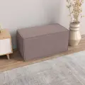 Пуф Куб 40х80 см, велюр пыльная роза
