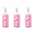 Grass Крем-мыло жидкое Milana Fruit bubbles, 1 л, 3 шт