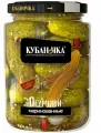 Кубаночка Огурцы маринованные 720 г. , 4 штуки