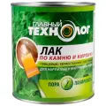 Лак по камню и кирпичу термостойкий Главный Технолог глянцевый 3 л