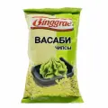 Чипсы Бингрэ Binggrae со вкусом васаби 40 г, хрустящие, Россия