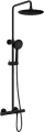 Душевая стойка Vincea Desire VSFS-1D0TMB с термостатом, черная матовая
