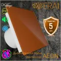 Вентилятор накладной AEON 4С D100 DiCiTi Терракотовый, панель стекло.