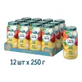 ФрутоНяня Из яблок и персиков со сливками (с 6 месяцев), 250 г, 12 шт.