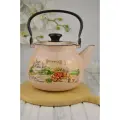 Чайник 3,5 л сферич. с цельной ручкой (пудра) Травы прованса