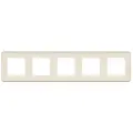 Рамка пятипостовая (слоновая кость), Legrand INSPIRIA (комплект 9шт)