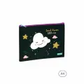 2 шт. Папка 1 отделение, А4 Berlingo Little cloud, 340*245мм, полиуретан, на молнии