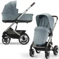 Коляска 2 в 1 Cybex Talos S Lux TPE Stormy Blue с дождевиками