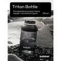 Бутылка для воды спортивная Bobber Tritan черный, 590 мл мужская, женская