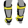 Защита на голень Twins SGL10 Yellow (L)