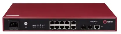 Коммутатор QTECH QSW-4610-10T-AC 8х10/100/1000BASE-T 2х1000BASE-TSFP