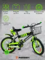 Велосипед RODSEN детский, двухколесный, зеленый, 16, для детей 4-6 лет