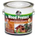 Пропитка декоративная Dufa Wood Protect для защиты древесины белый 2,5 л