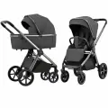 Детская коляска 2в1 Carrello Omega, цвет Excellent Grey (Графитовый), артикул производителя CRL-6530