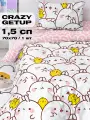 Crazy Getup, Комплект постельного белья 1 5 спальный, Поплин, 1 нав. 70х70, Моланг Molang