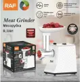 Электрическая мясорубка RAF R3391, 2,2 кг, 3 насадки, 250 оборотов в минуту, 2000вт.