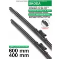 Щетки стеклоочистителя для Skoda Rapid - бескаркасные дворники Шкода Рапид 600 400 мм комплект.