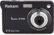 Фотоаппарат Rekam iLook S990i черный 21Mpix 2.7 720p SDHC/MMC CMOS IS el/Li-Ion