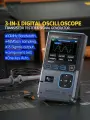 FNIRSI DSO-TC4 с полосой пропускания 10 МГц 48 Мбит/с 3 в 1: тестер транзисторов, генератор сигналов
