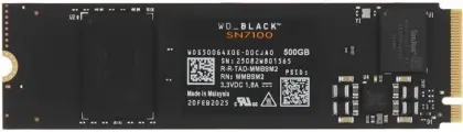 Твердотельный накопитель Western Digital черный SSD SN7100 M2.2280 PCIe 4.0 500Gb, 6800MBs/5000MBs, TbW 300, WDS500G4X0E, 1 year