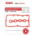 Прокладка алюминиевой клапанной крышки Опель Астра h j Шевроле Круз 1.6 1.8 силиконовая 55354237 красная