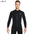 XUKER Гидрокостюм топ 3мм неопрен мужской женский XL, men black top