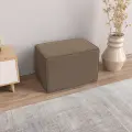 Пуф Куб 40х60 см, велюр коричневый