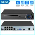 KERUI POE NVR сетевой видеорегистратор 4K 8CH