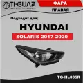 Фара передняя правая HYUNDAI SOLARIS 2017-2020