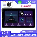 2 din 2+64G Android 10.1 дюймов GPS, Bluetooth, Wi-Fi, FM-радио, Магнитола в Авто, Магнитола для авто с экраном, Carplay, Android auto